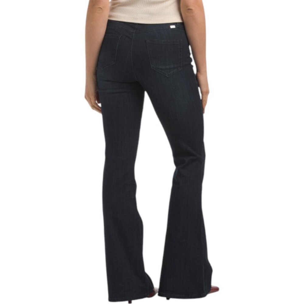 1822 DENIM Mid Rise Flare Jeans - Picture 2 of 3